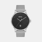 Trace Men Quartz Black Dial Chronograph Stainless Steel Watch 1514009