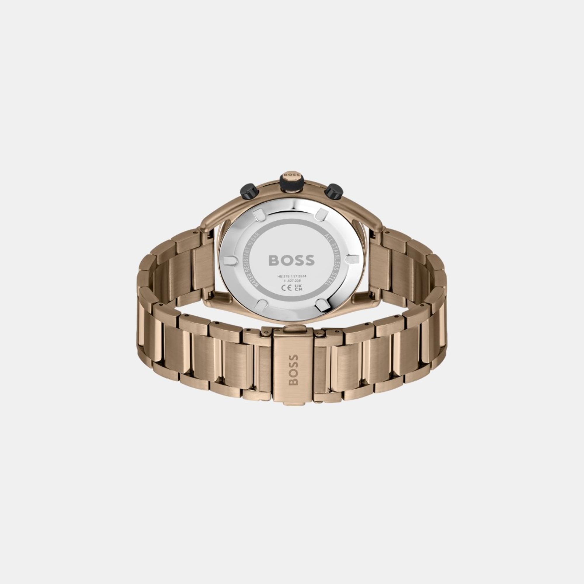 Boss Men Round Black watch