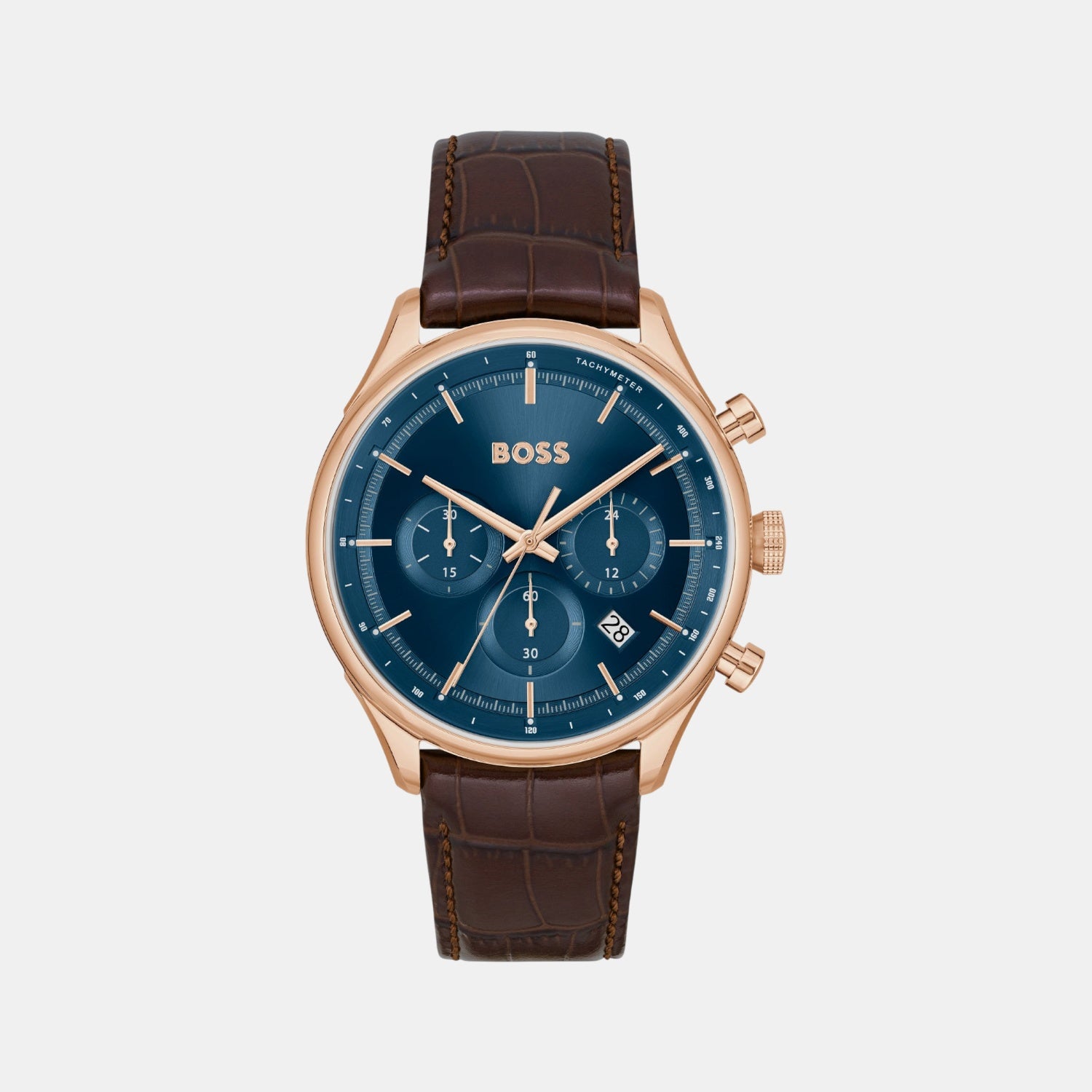 Gregor Men Quartz Blue Dial Analog Leather Watch 1514050