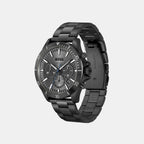 Troper Men Quartz Black Dial Chronograph Stainless Steel Watch 1514058