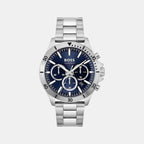 Boss Round Blue Chronograph watch