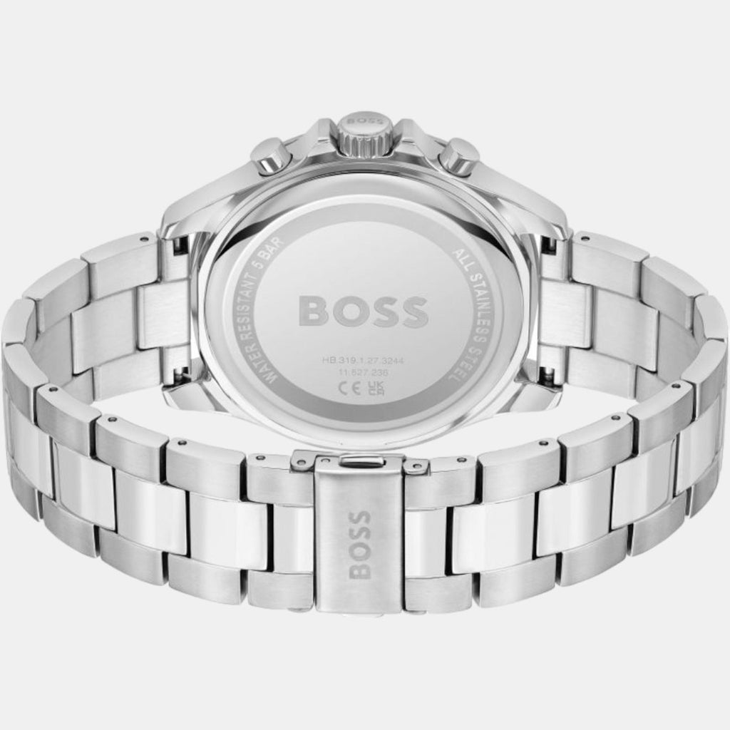 Boss Men Round Blue watch