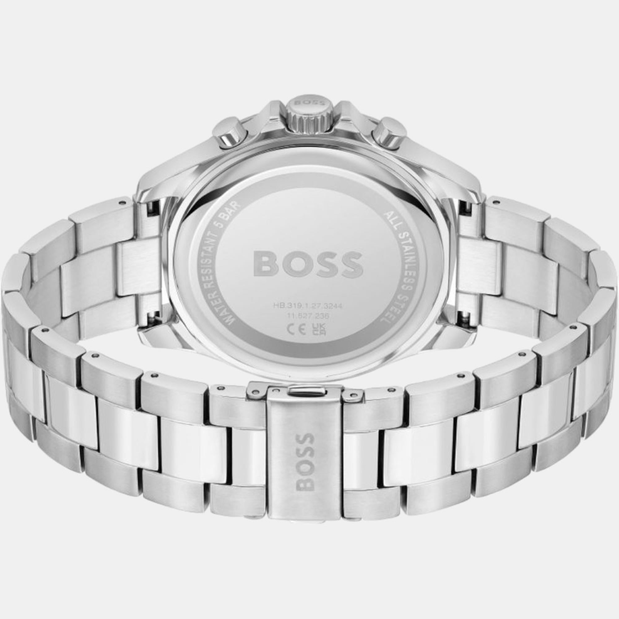 Boss Men Round Blue watch