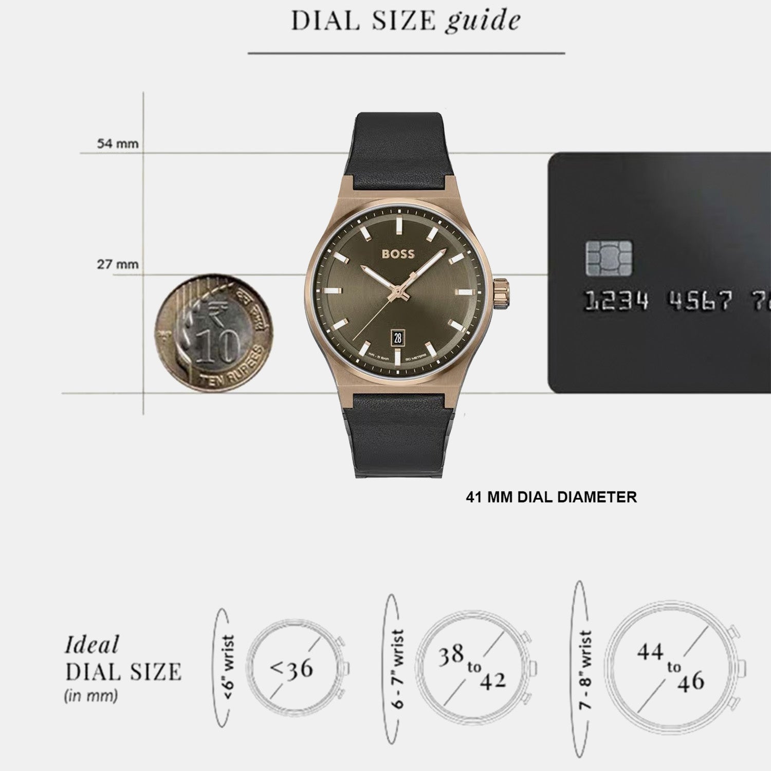 Candor Men Quartz Green Dial Analog Leather Watch 1514080