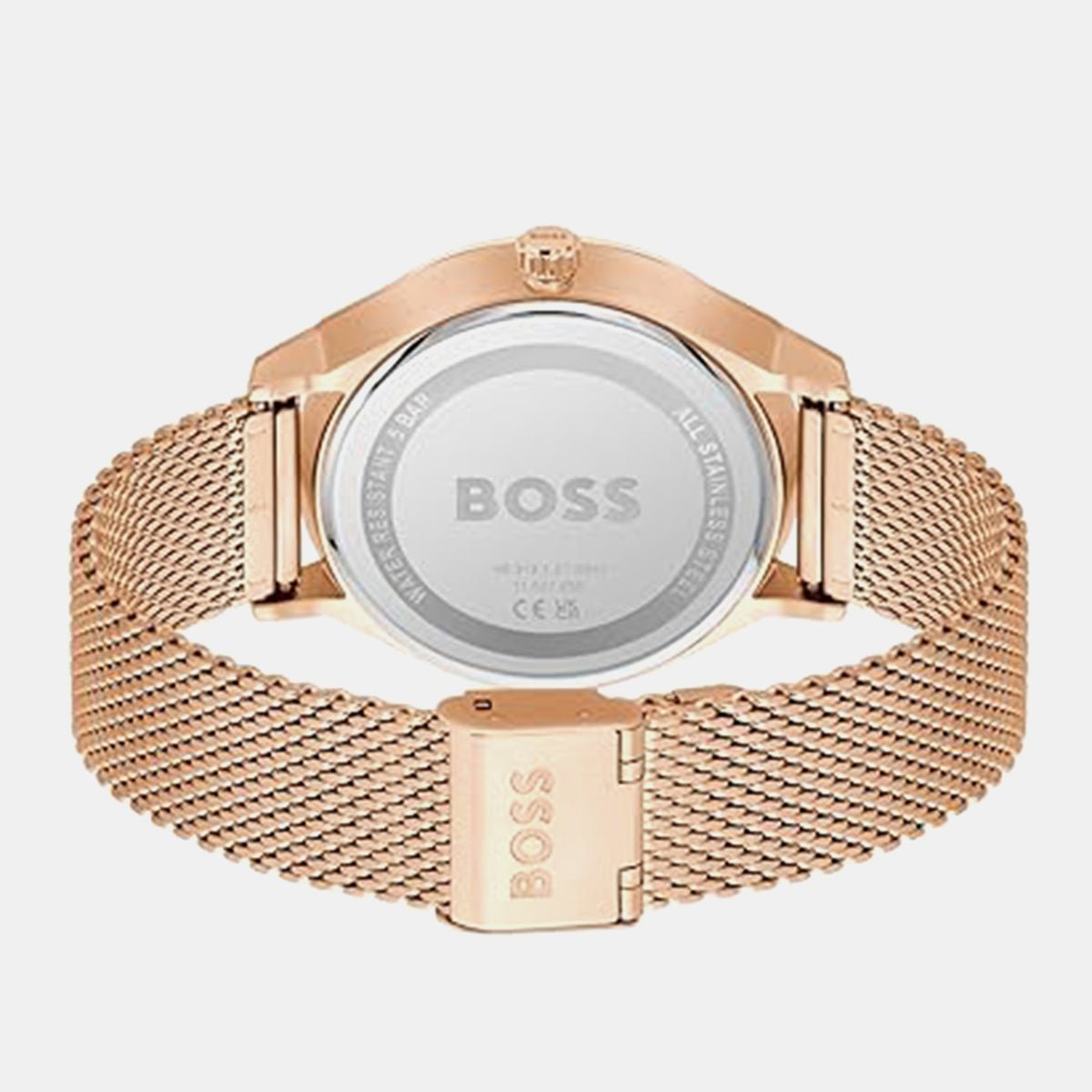 Boss Tyler Men Quartz Black Dial Multi-Function Mesh Watch 1514104