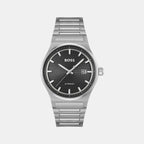 Candor Men Quartz Black Dial Analog Stainless Steel Watch 1514117