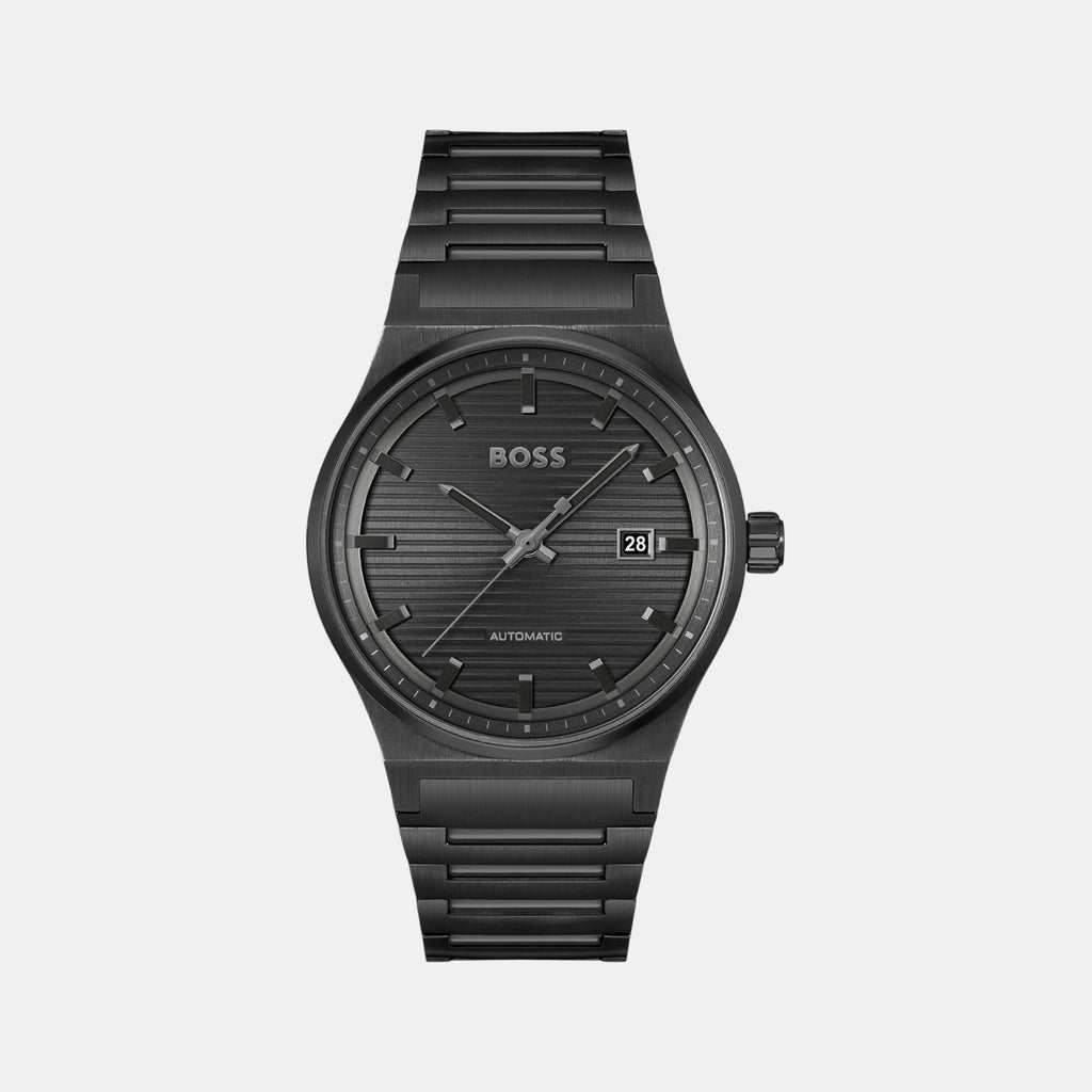 Candor Men Quartz Black Dial Analog Stainless Steel Watch 1514120