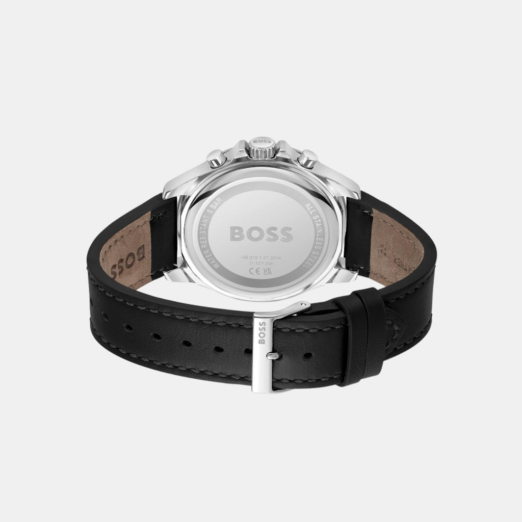Boss Men Round Black watch