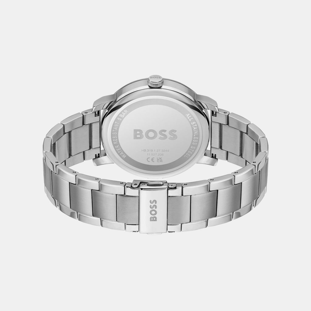 Contender Men Quartz Grey Dial Multi-Function Stainless Steel Watch 1514127