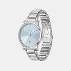 Dean Men Quartz Blue Dial Analog Stainless Steel Watch 1514132