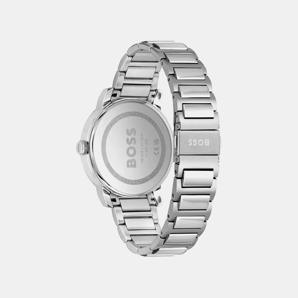 Dean Men Quartz Blue Dial Analog Stainless Steel Watch 1514132