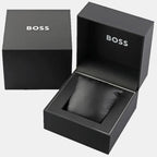 Walker Men Quartz Black Dial Analog Stainless Steel Watch 1514136