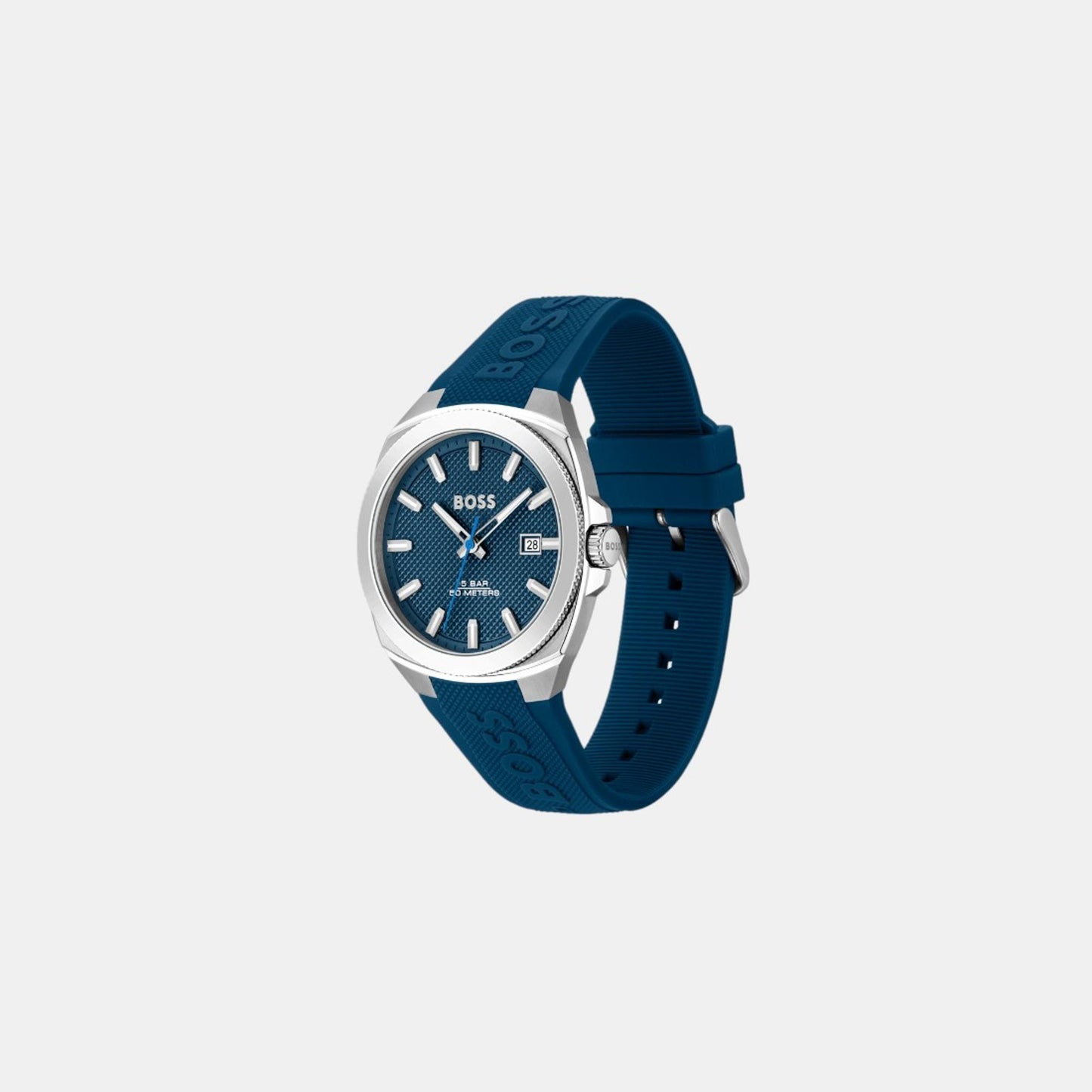 Men's Quartz Analog Blue Silicone Watch 1514139