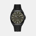 Boss Tonneau Olive Green Analog watch