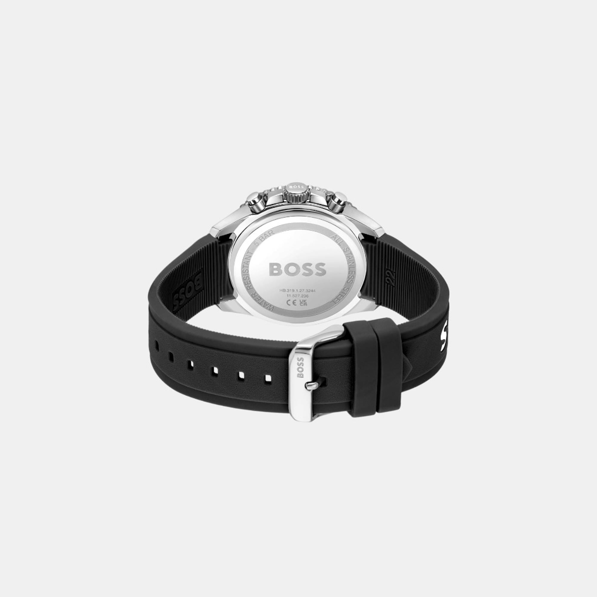 Boss Men Round Black watch