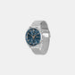 Men's Quartz Chronograph Blue Mesh Watch 1514149