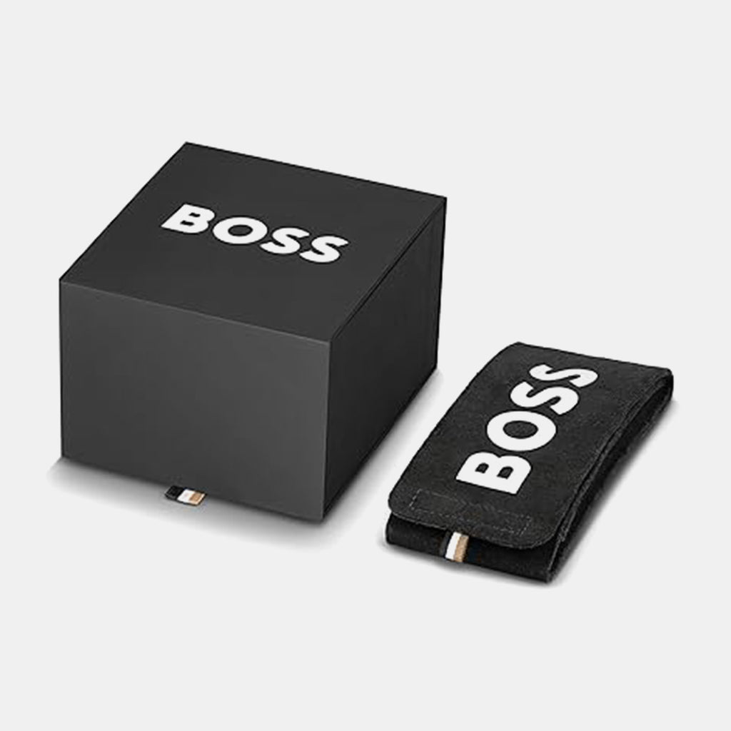 Skytraveller Men Quartz Black Dial Chronograph Mesh Watch 1514150