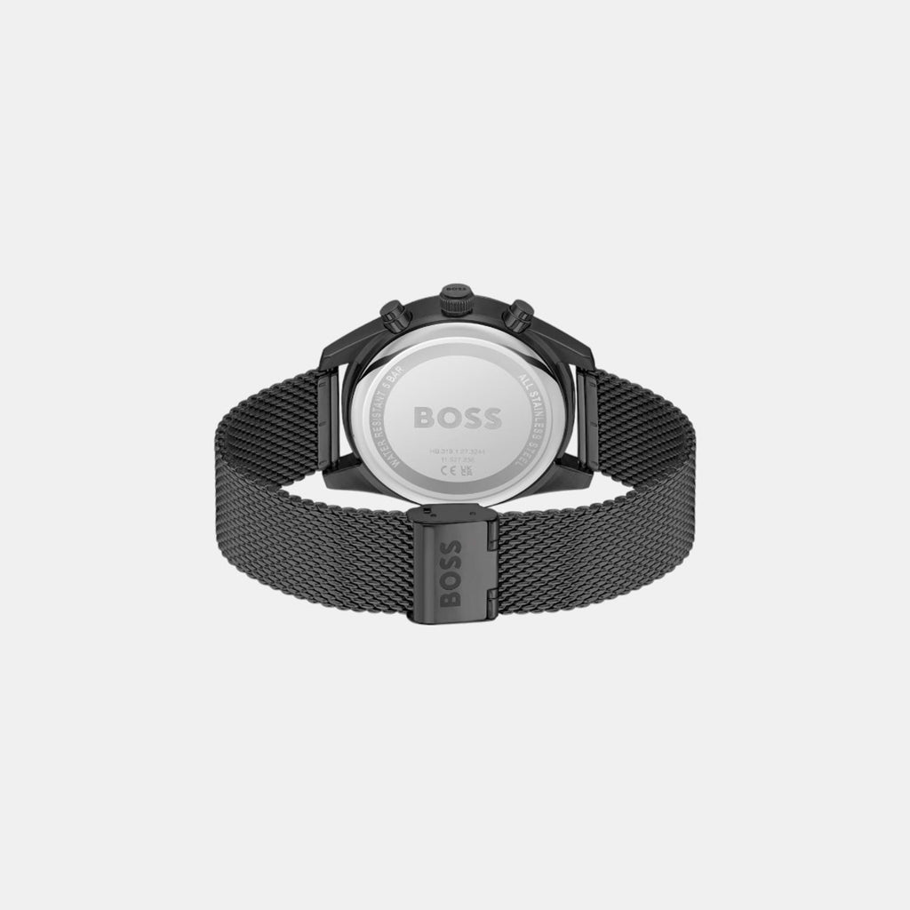 Boss Men Round Black watch