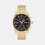 Boss Round Black Chronograph watch