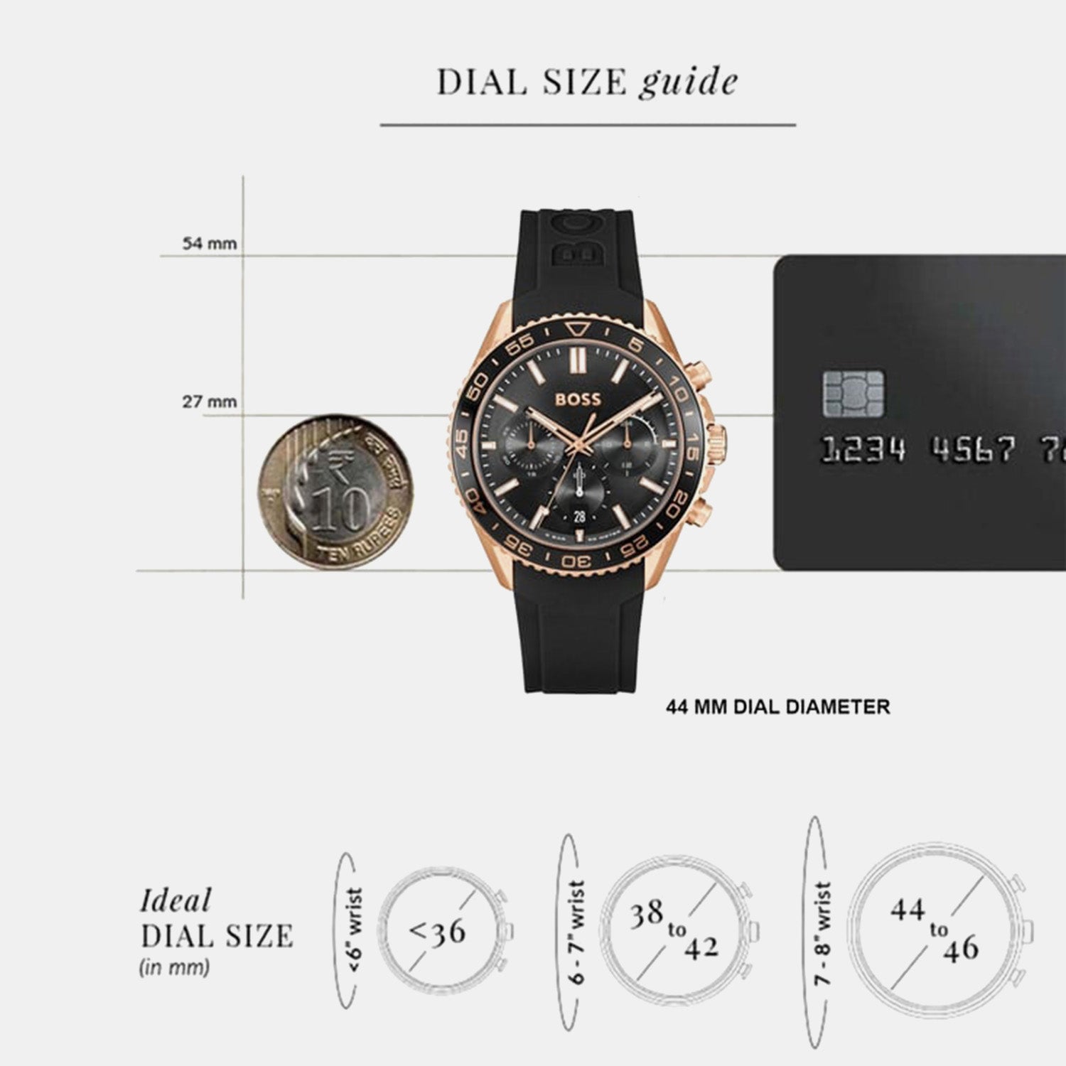 Runner Men Quartz Black Dial Chronograph Silicone Watch 1514168