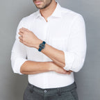 Runner Men Quartz Blue Dial Chronograph Silicone Watch 1514169