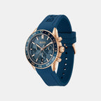 Runner Men Quartz Blue Dial Chronograph Silicone Watch 1514169