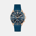 Boss Round Blue Chronograph watch