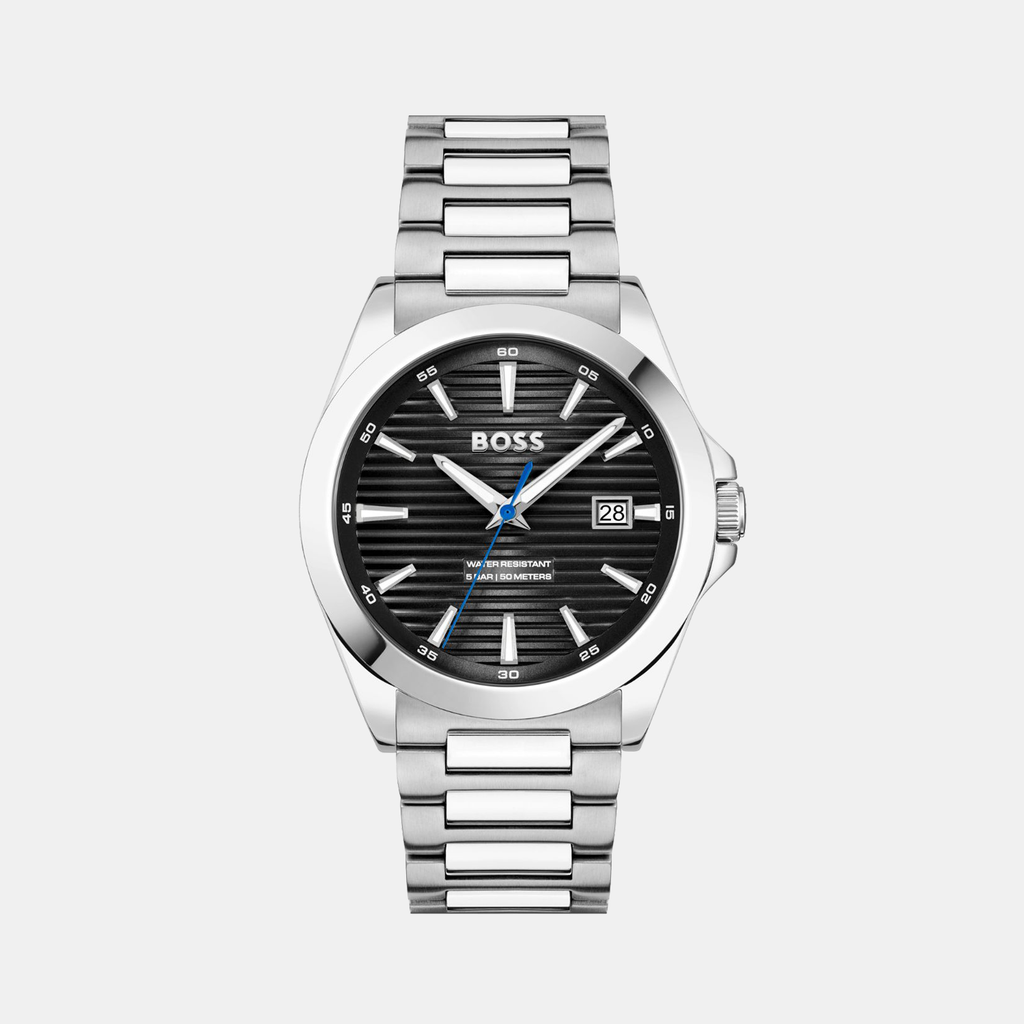 Boss Round Black Analog watch