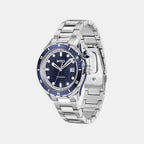 Bossmatic Men Automatic Blue Dial Analog Stainless Steel Watch 1514177