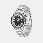 Bossmatic Men Automatic Dark Green Dial Analog Stainless Steel Watch 1514178