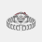 Bossmatic Men Automatic Red Dial Analog Stainless Steel Watch 1514179