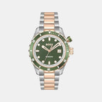 Bossmatic Men Automatic Green Dial Analog Stainless Steel Watch 1514181