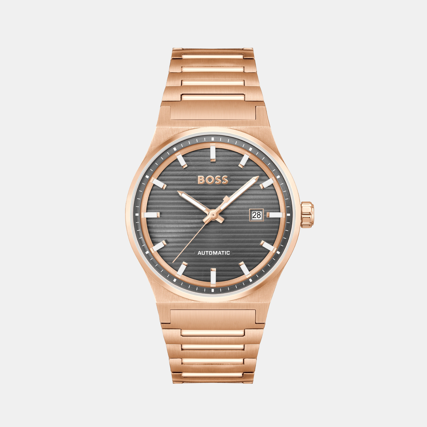 Boss Round Grey Analog watch