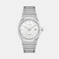 Men Automatic White Dial Analog Stainless Steel Watch 1514186