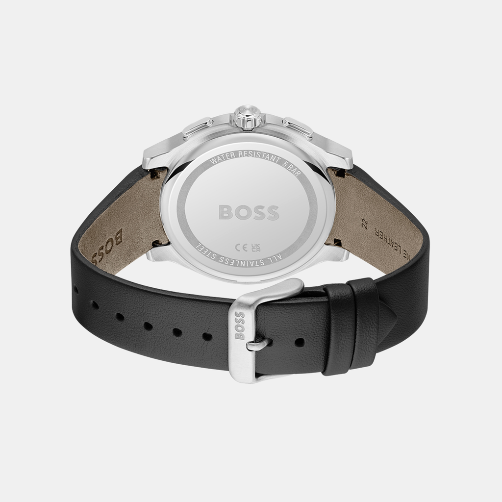 Boss Men Round Black watch