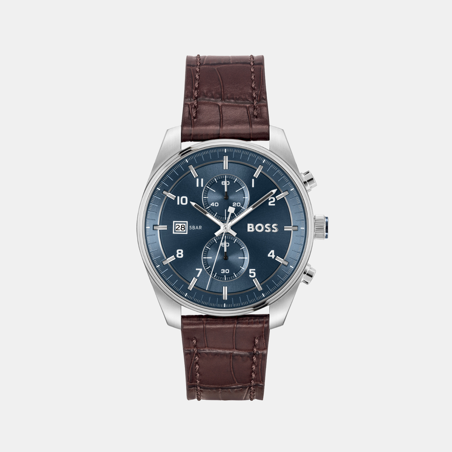 Boss Round Blue Chronograph watch