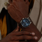 Boss Leather Blue watch