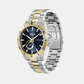 Men Automatic Blue Dial Analog Stainless Steel Watch 1514201