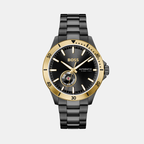Boss Round Black Analog watch