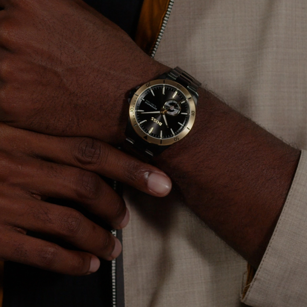 Boss Stainless Steel Round watch