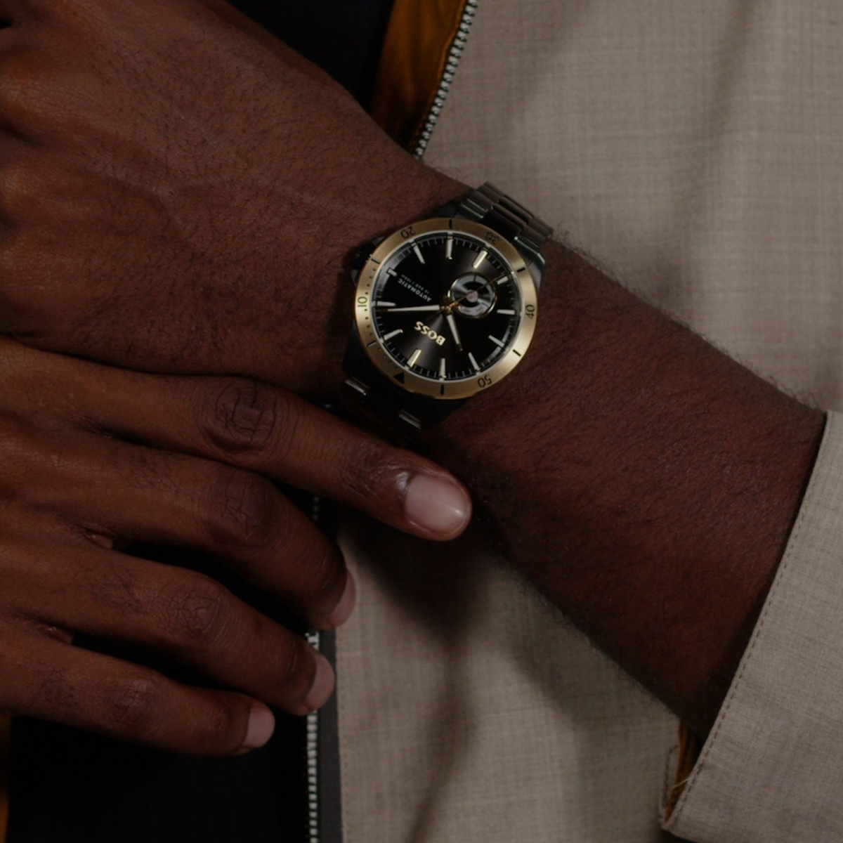 Boss Stainless Steel Round watch