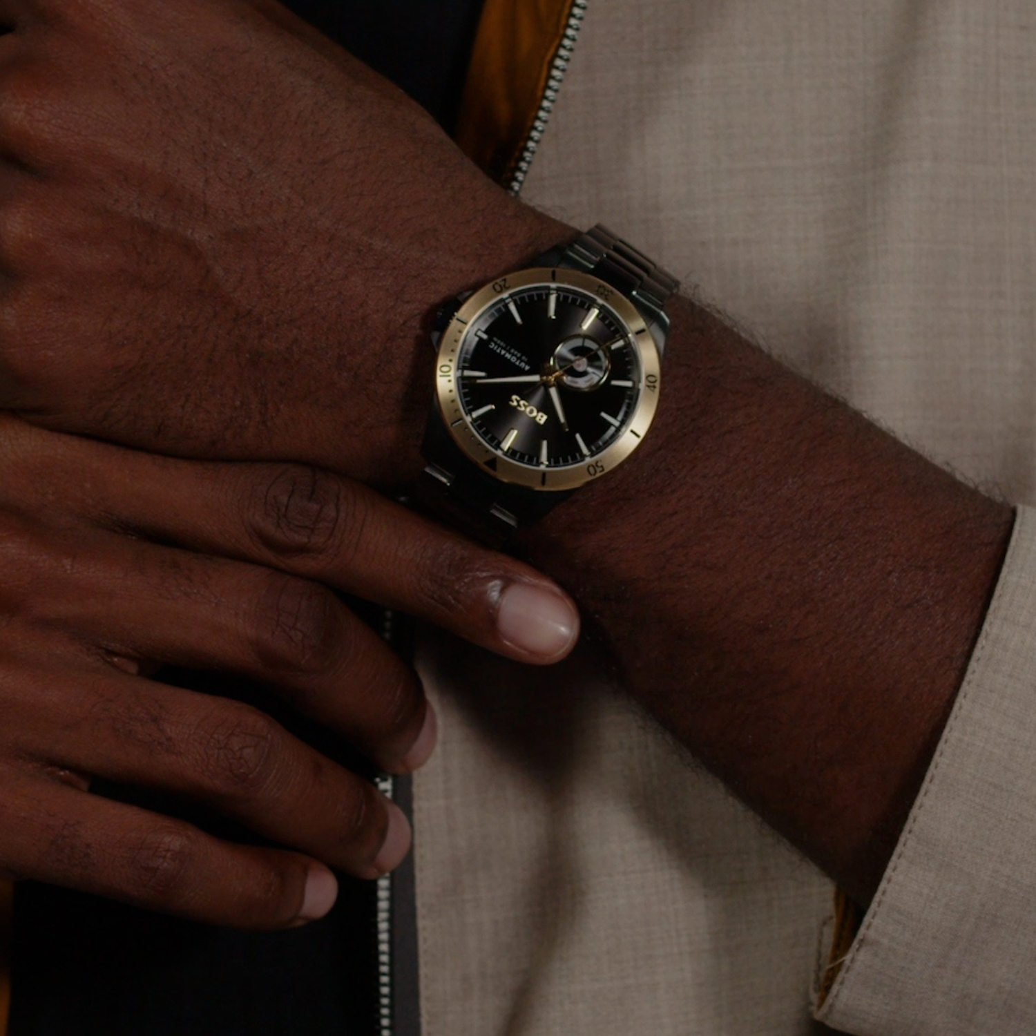 Boss Stainless Steel Round watch