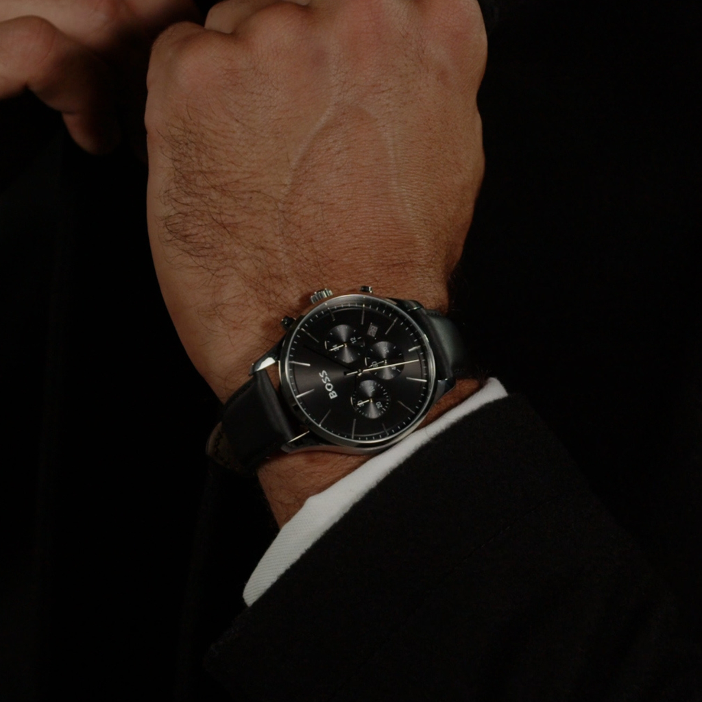 Boss Stainless Steel Round watch