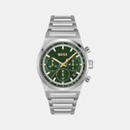 Candor Chrono Men Quartz Dark Green Dial Chronograph Stainless Steel Watch 1514220