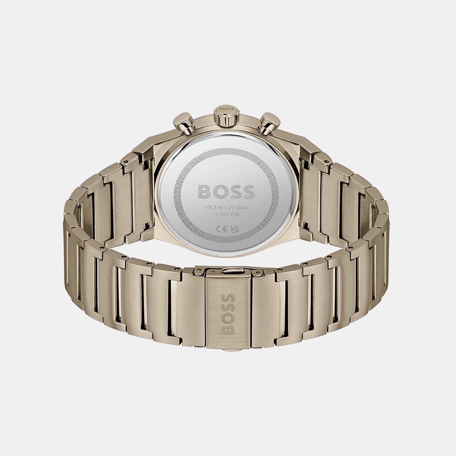 Candor Chrono Men Quartz Olive Green Dial Chronograph Stainless Steel Watch 1514222