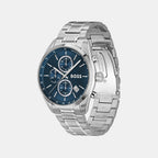 Grand Prix 44 Men Quartz Blue Dial Chronograph Stainless Steel Watch 1514226