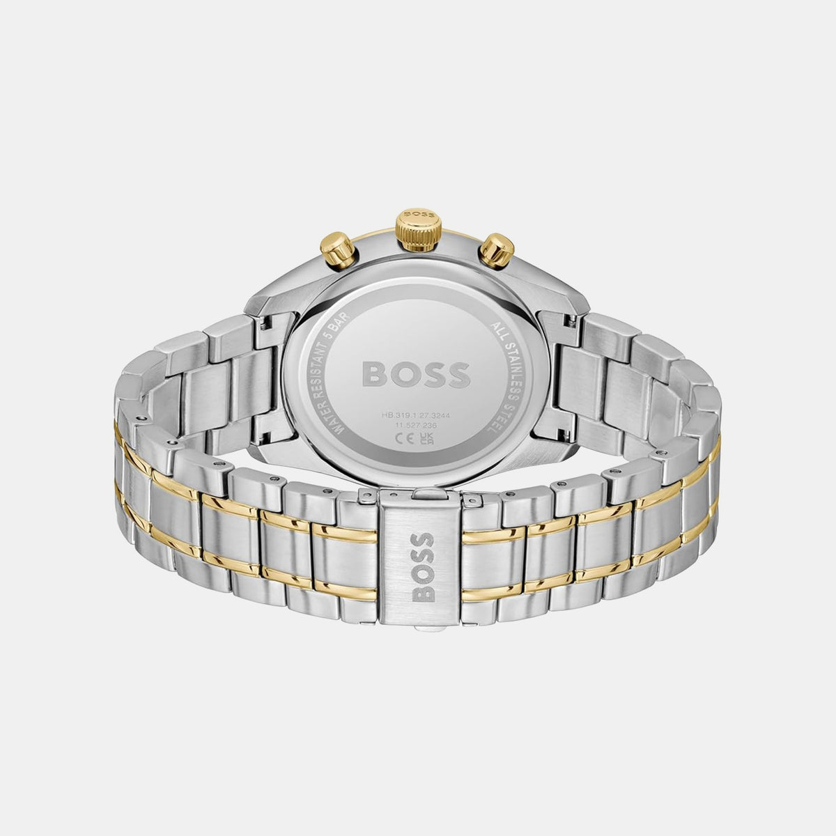 Boss Grand Prix 44 Men Quartz Green Dial Chronograph Stainless Steel Watch 1514227