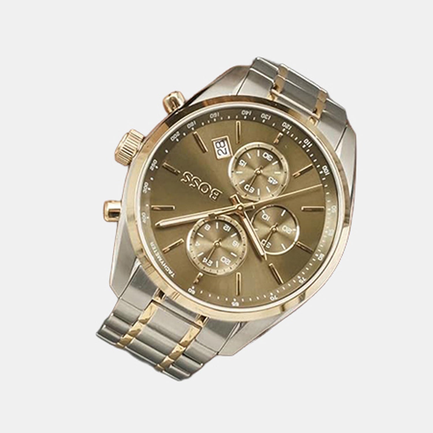 Grand Prix 44 Men Quartz Green Dial Chronograph Stainless Steel Watch 1514227