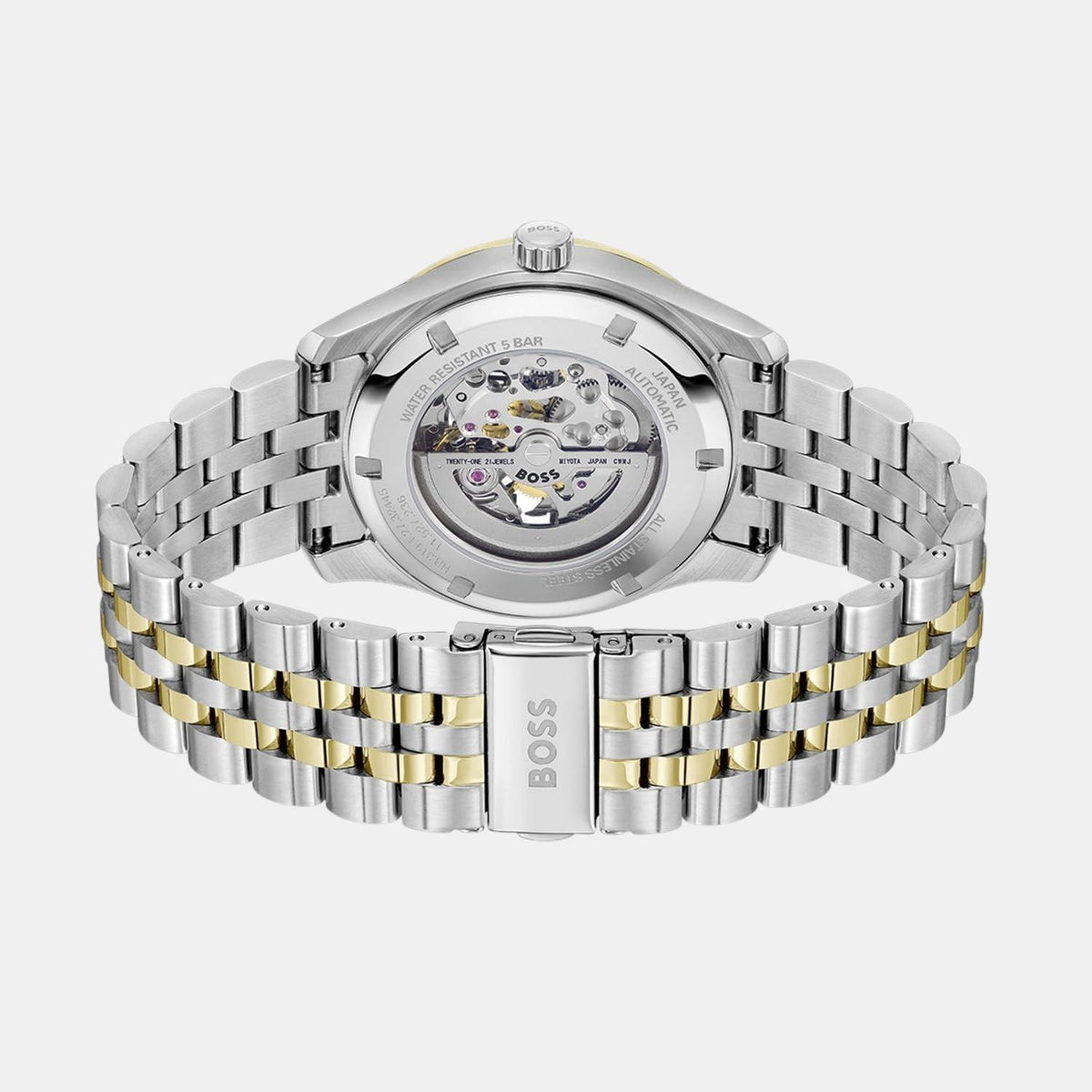 Boss Principle Men Automatic Silver Dial Analog Stainless Steel Watch 1514237