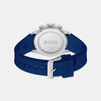 Strike Men Quartz Blue Dial Chronograph Silicone Watch 1514239